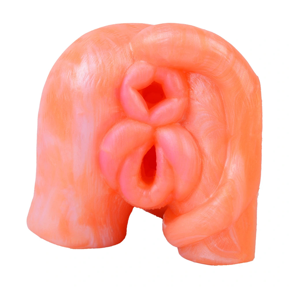 Butt Masturbator Korith Coral Orange Rosette – detail close-up
