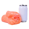 Butt Masturbator Korith Coral Orange Rosette Silicone