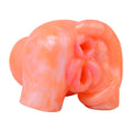 Butt Masturbator Korith Coral Orange Rosette – surface texture detail