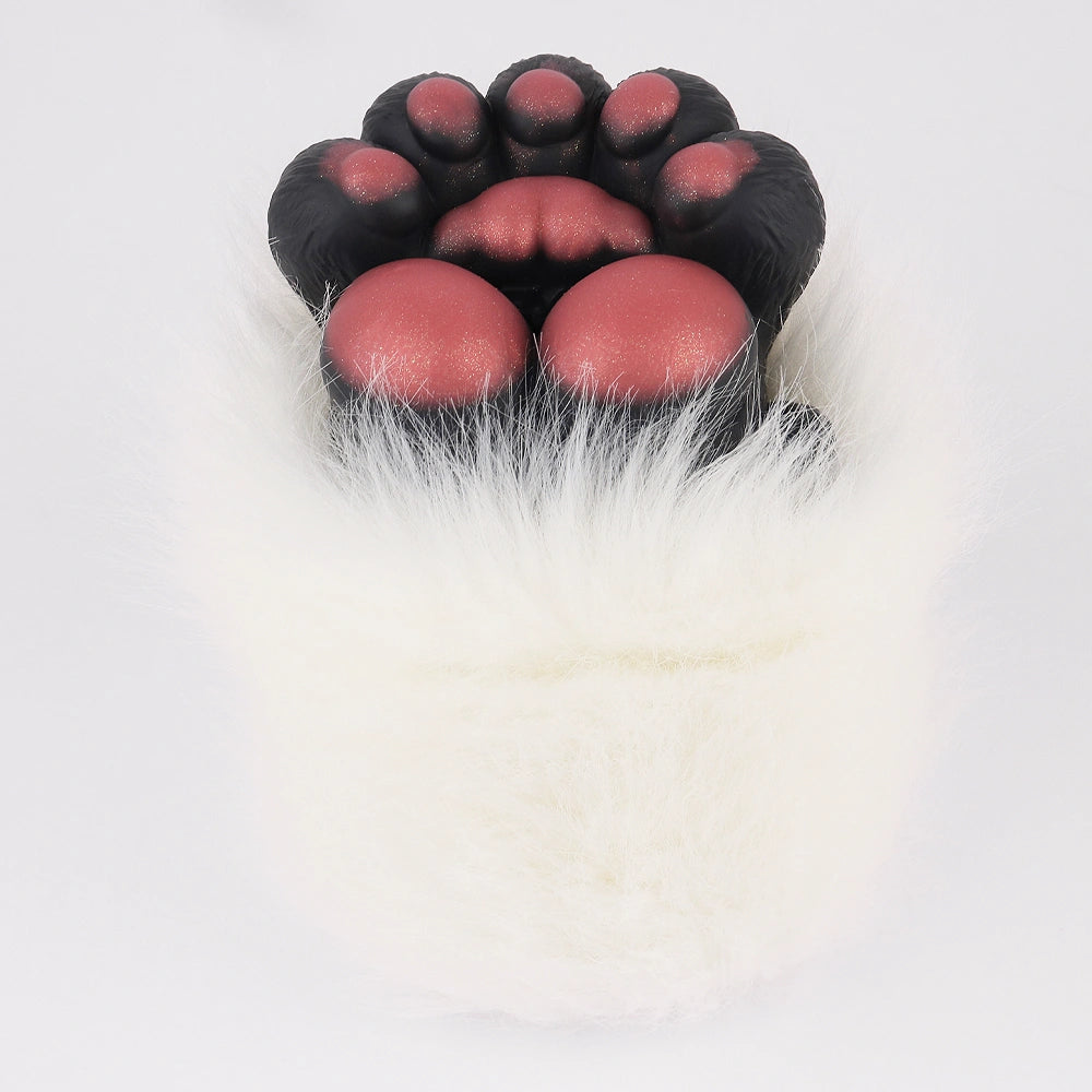 Bear Paw Masturbator Korvex Black Copper Rose Fur – lateral side view