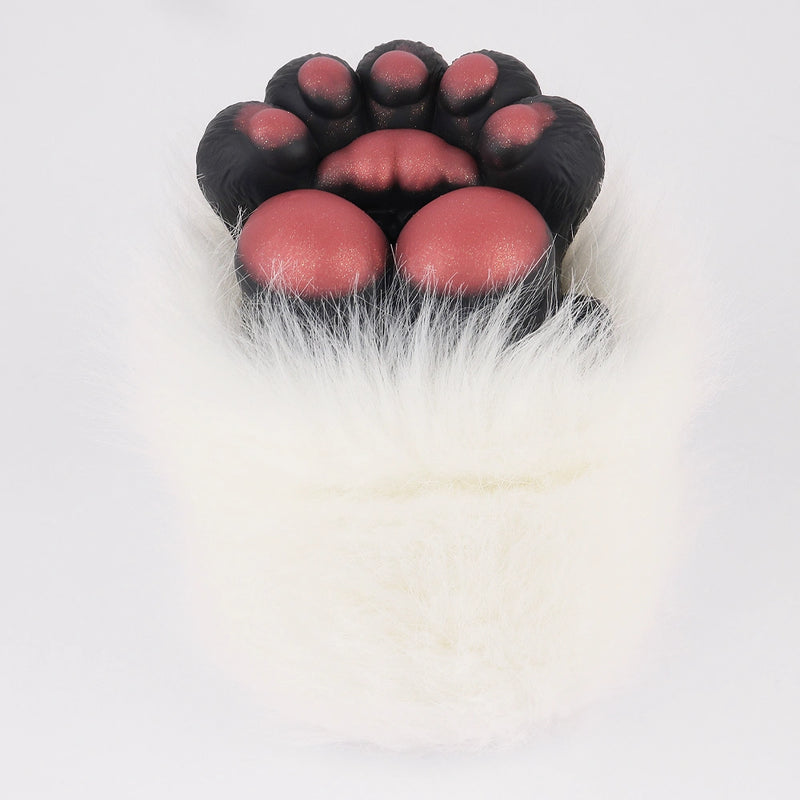 Bear Paw Masturbator Korvex Black Copper Rose Fur – lateral side view