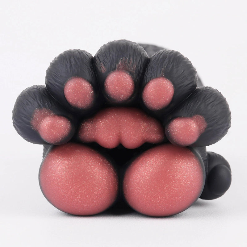 Bear Paw Masturbator Korvex Black Copper Rose Fur – surface texture detail