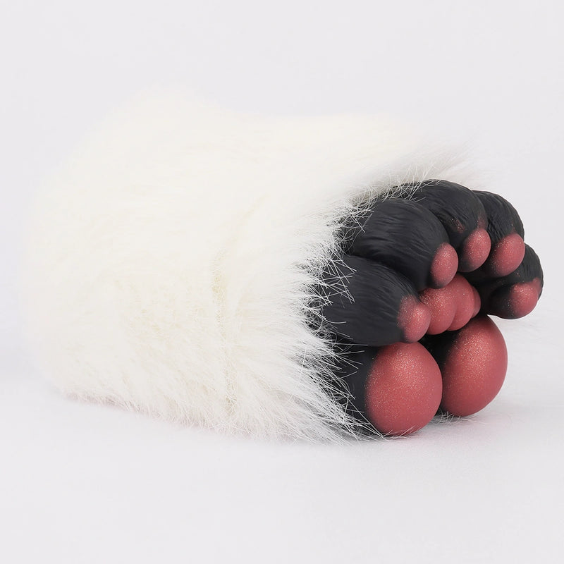 Bear Paw Masturbator Korvex Black Copper Rose Fur – silicone texture close-