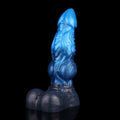 Knot Dildo Kraevoor Dual Layer Blue Crystal 6.3cm