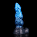 Knot Dildo Kraevoor Dual Layer Blue Crystal 6.3cm