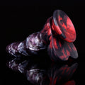 Knot Dildo Kraevoor Large Armor Shaft Violet Blue – front view