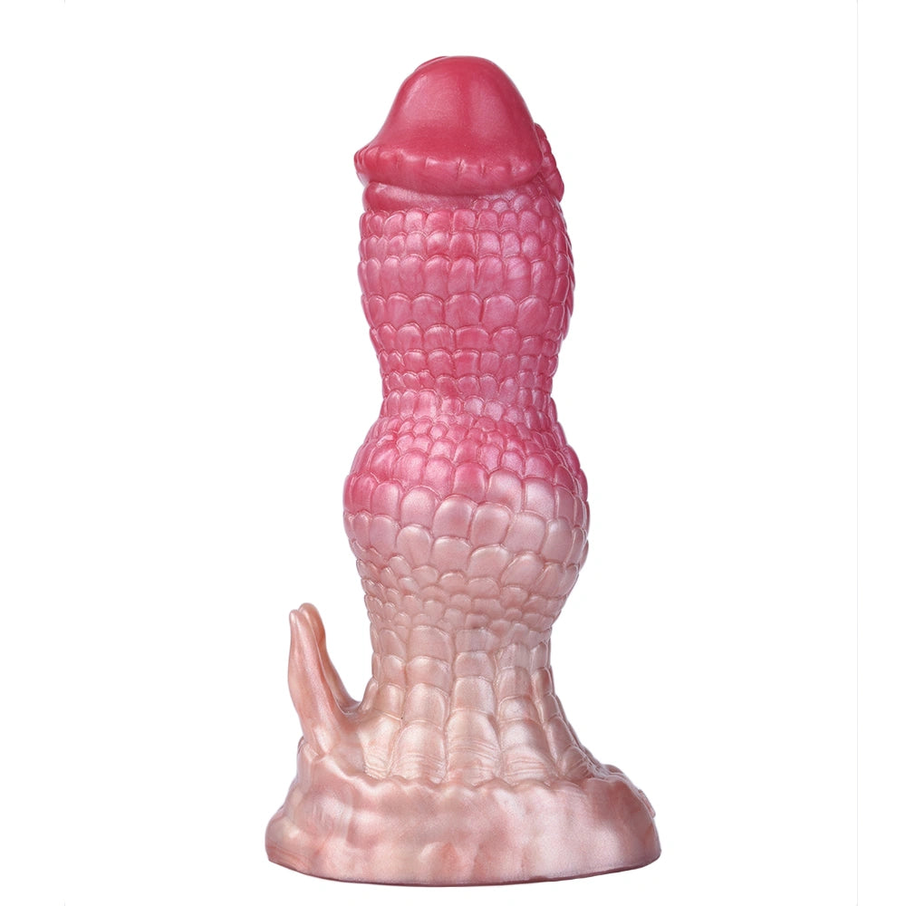 Dragon Dildo KYLVEX Triple Bulge Hex Scale Kylin – front view