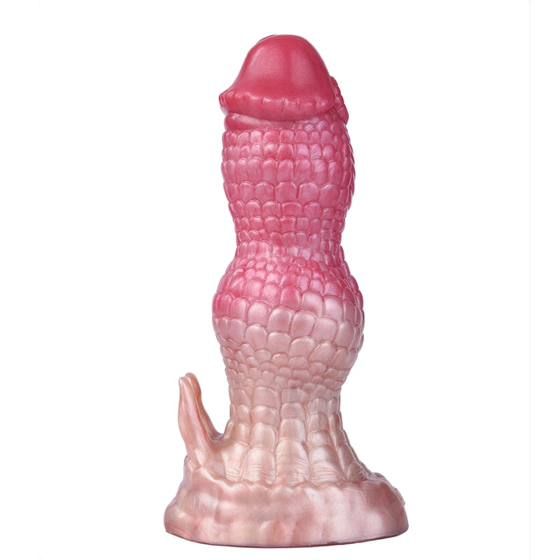 Dragon Dildo KYLVEX Triple Bulge Hex Scale Kylin – front view