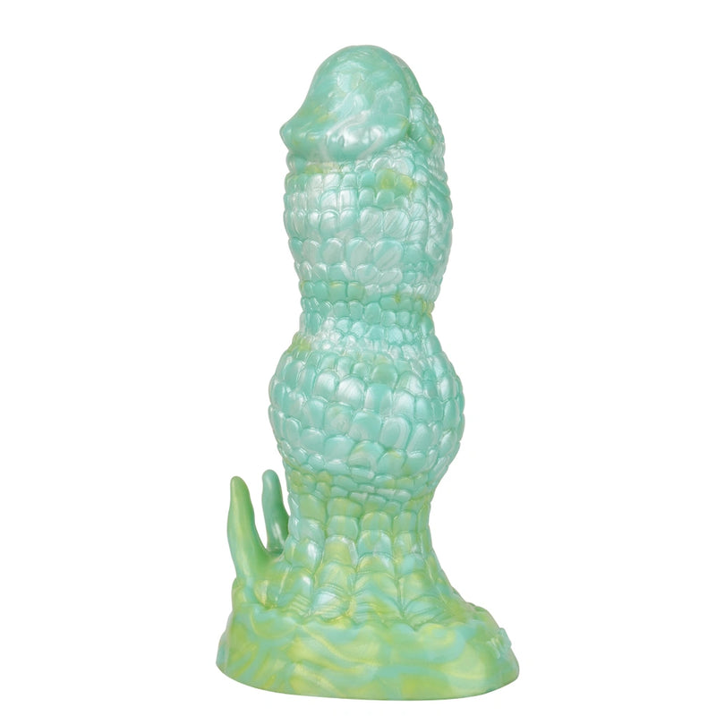 Dragon Dildo KYLVEX Triple Bulge Hex Scale Kylin – lateral side view