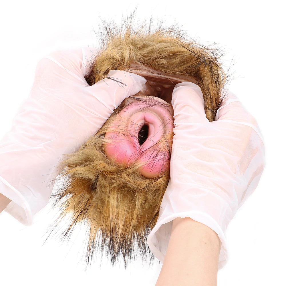 Furry Male Masturbator Leonplux Golden Lion Mane – detail close-up