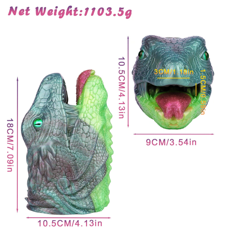 Lizard Masturbator Veldrix Emerald Bifid Tongue