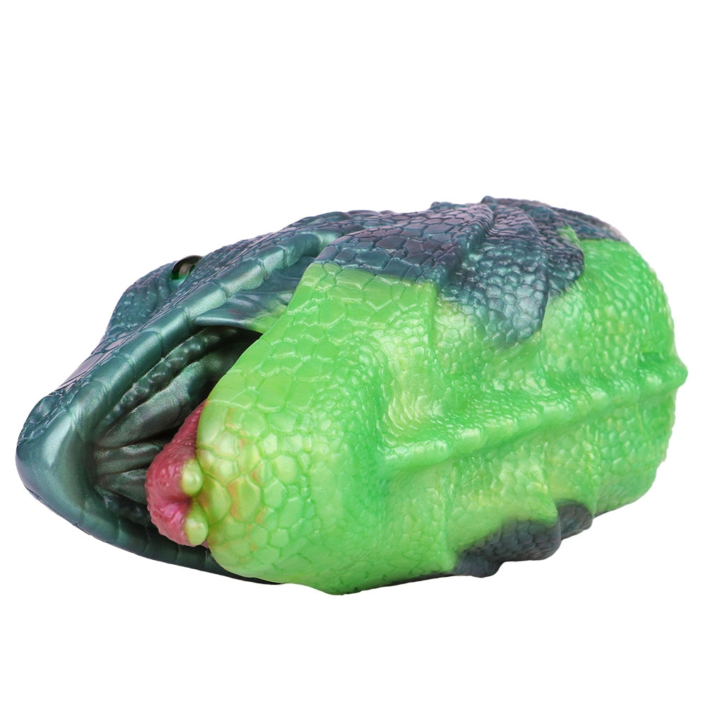 Lizard Masturbator Veldrix Emerald Bifid Tongue