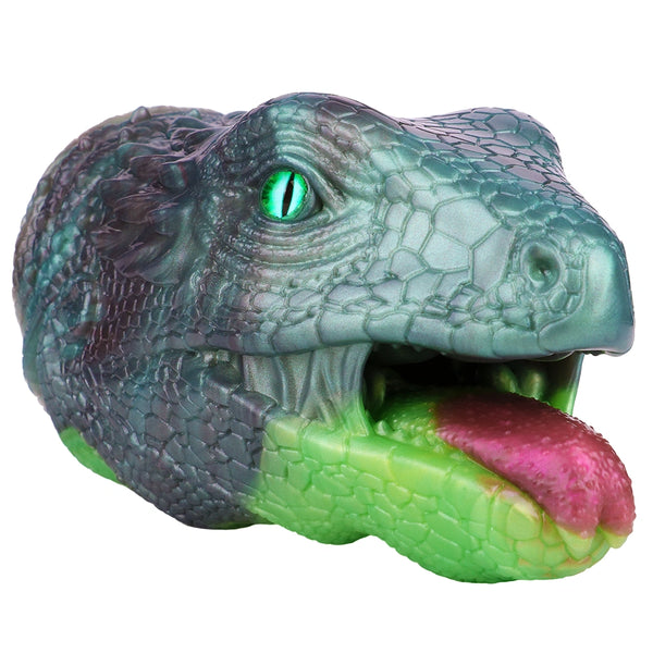 Lizard Masturbator Veldrix Emerald Bifid Tongue — alternate view