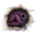 Furry Male Masturbator Lupplux Grey Wolf Fur – front view