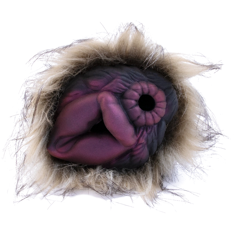 Furry Male Masturbator Lupplux Grey Wolf Fur – front view