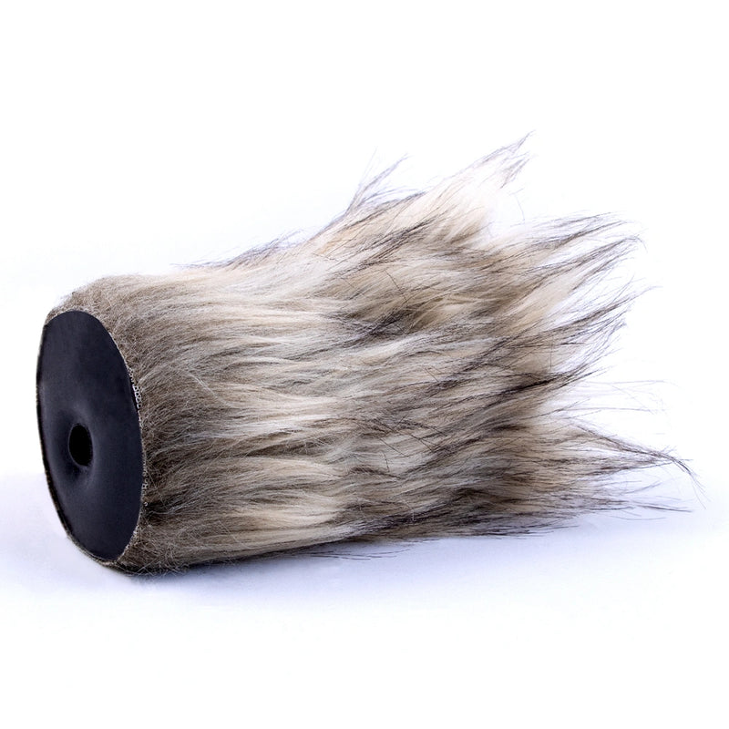 Furry Male Masturbator Lupplux Grey Wolf Fur – lateral side view
