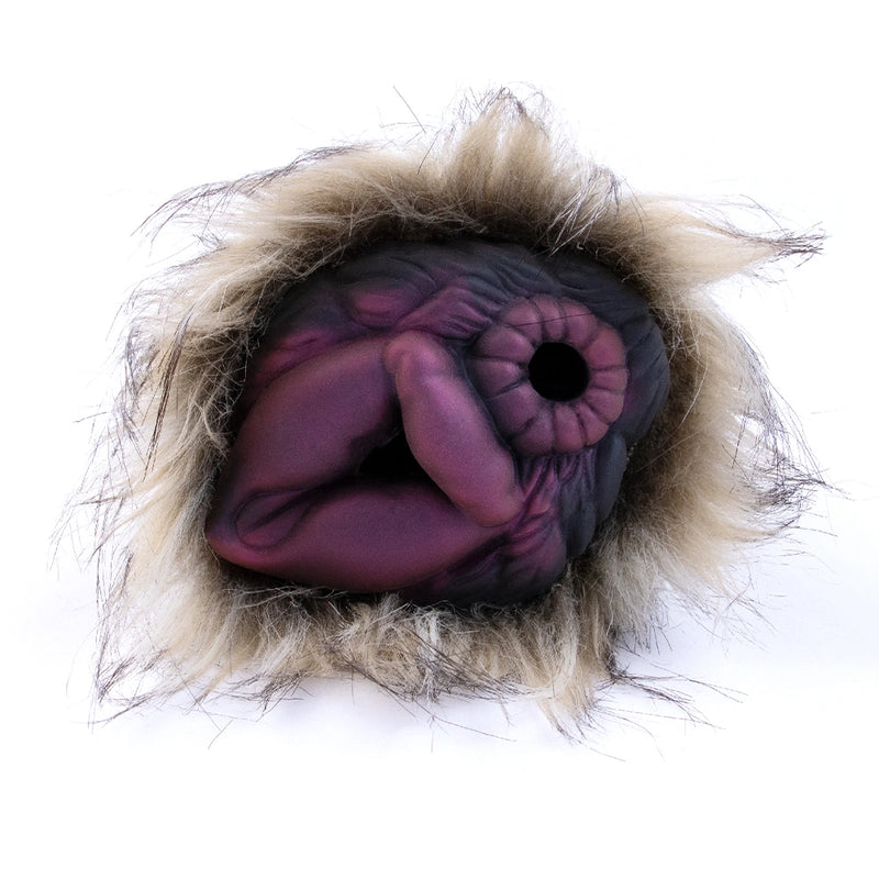 Furry Male Masturbator Lupplux Grey Wolf Fur – surface texture detail