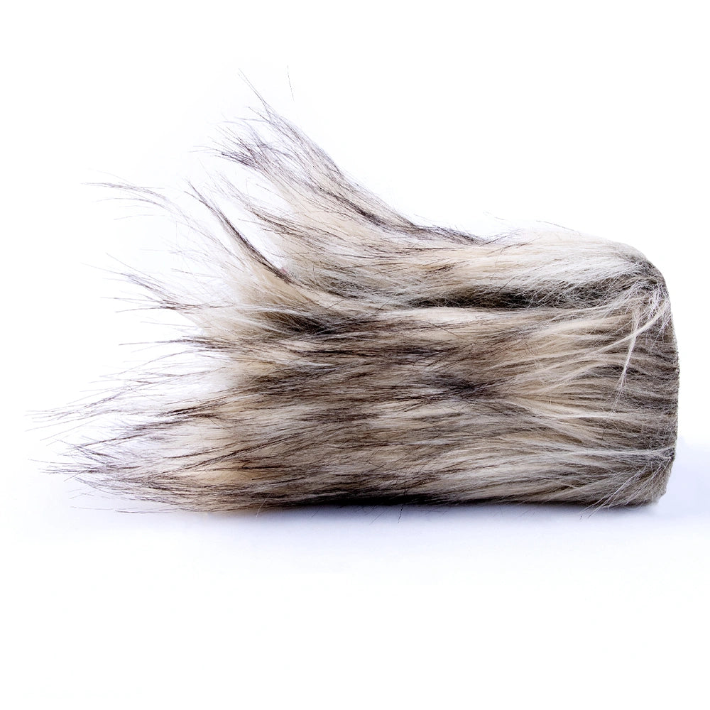 Furry Male Masturbator Lupplux Grey Wolf Fur – top view