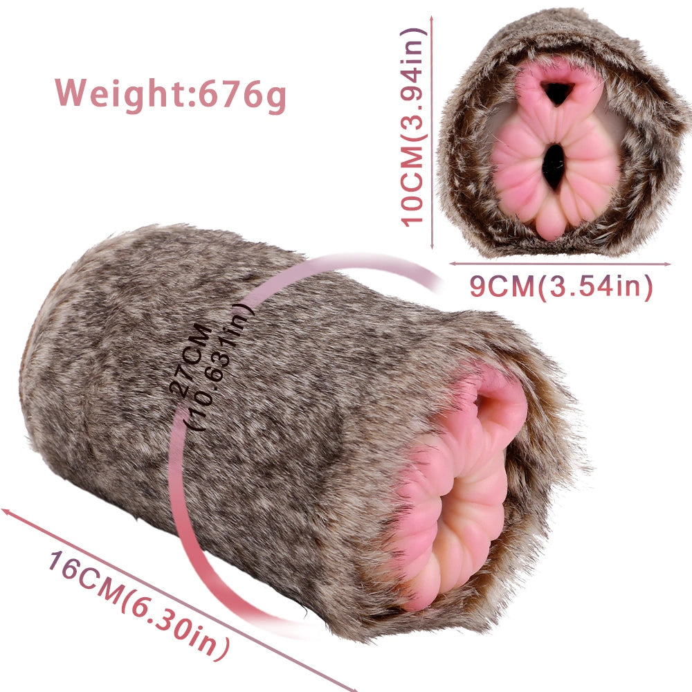Furry Masturbator Lynxplux Grey Tabby Removable – bottom view