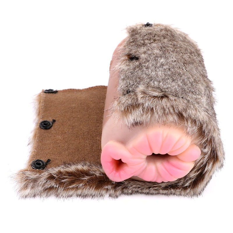 Furry Masturbator Lynxplux Grey Tabby Removable – front view