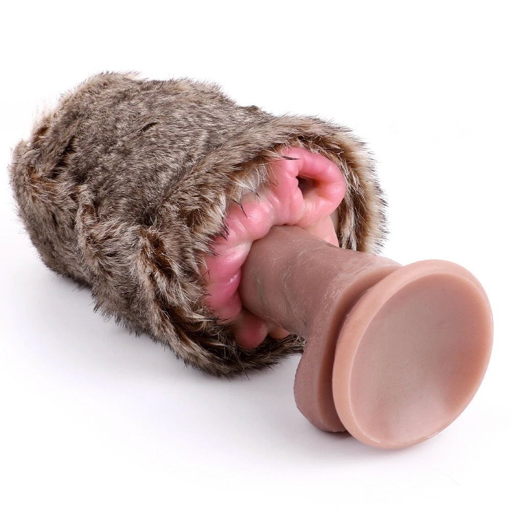 Furry Masturbator Lynxplux Grey Tabby Removable – top view