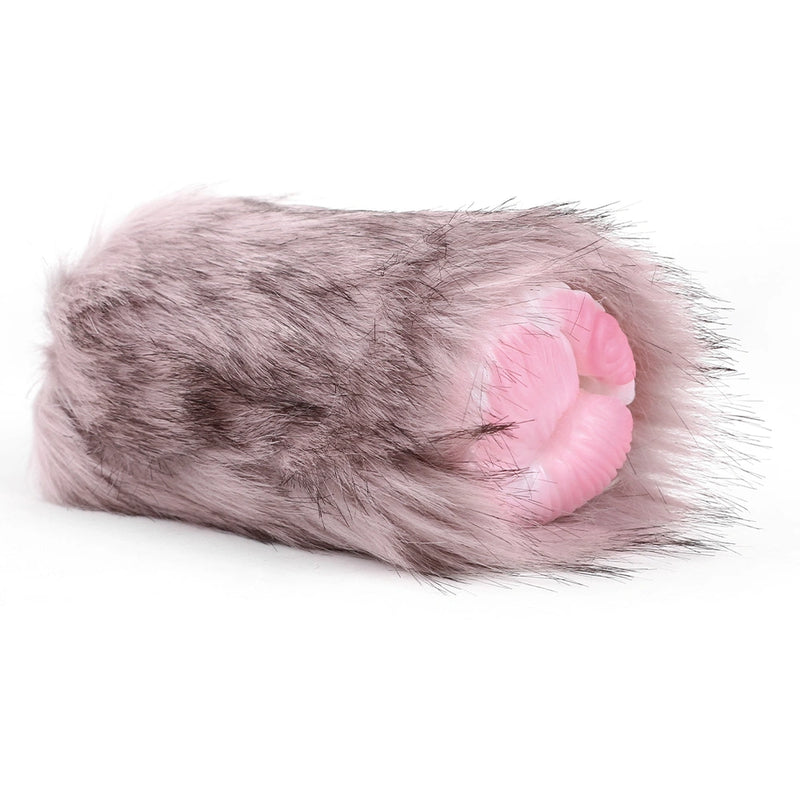 Furry Male Masturbator Malvplux Mauve Lilac Plush – rear view