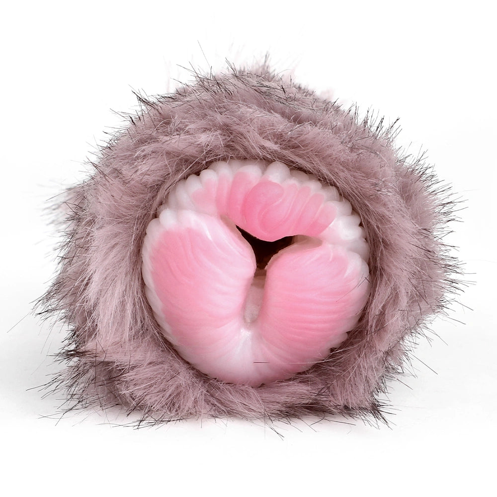 Furry Male Masturbator Malvplux Mauve Lilac Plush – silicone texture close-