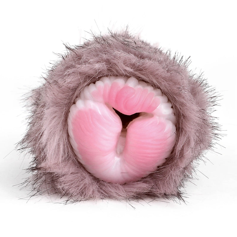 Furry Male Masturbator Malvplux Mauve Lilac Plush – silicone texture close-