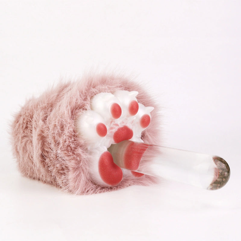 Cat Paw Masturbator Miaovex Rose Mauve Fur – surface texture detail
