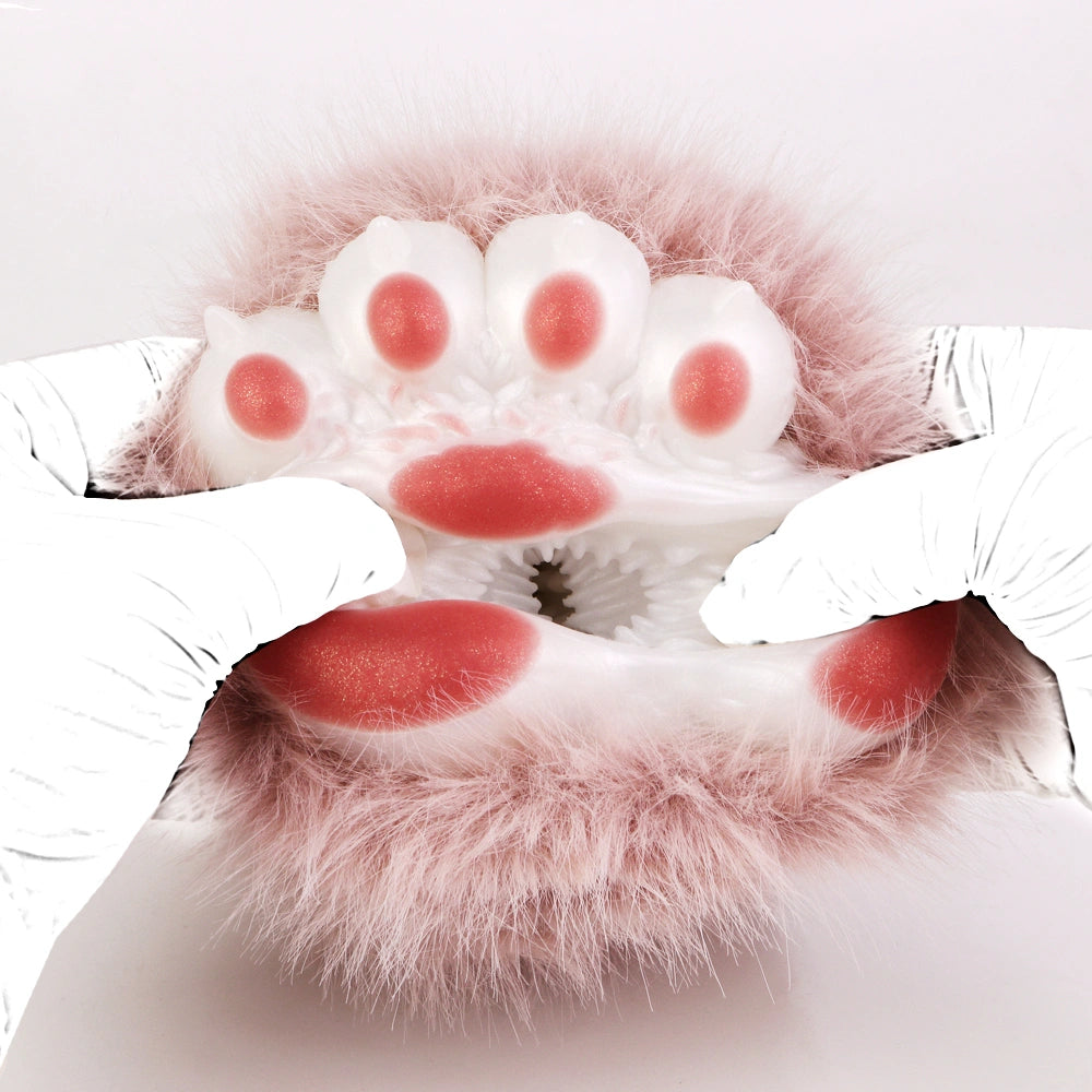 Cat Paw Masturbator Miaovex Rose Mauve Fur Silicone
