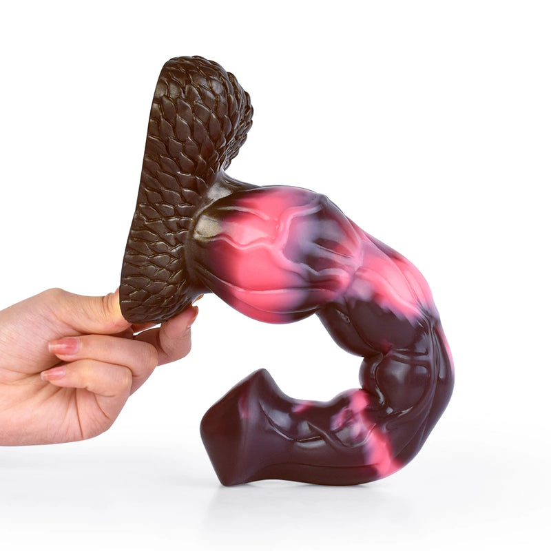 Dragon Dildo Drakmoor Phantom Night Scaled Base – texture detail