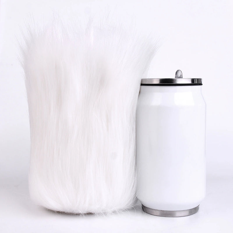 Furry Male Masturbator Nivplux White Wool Dual – front view