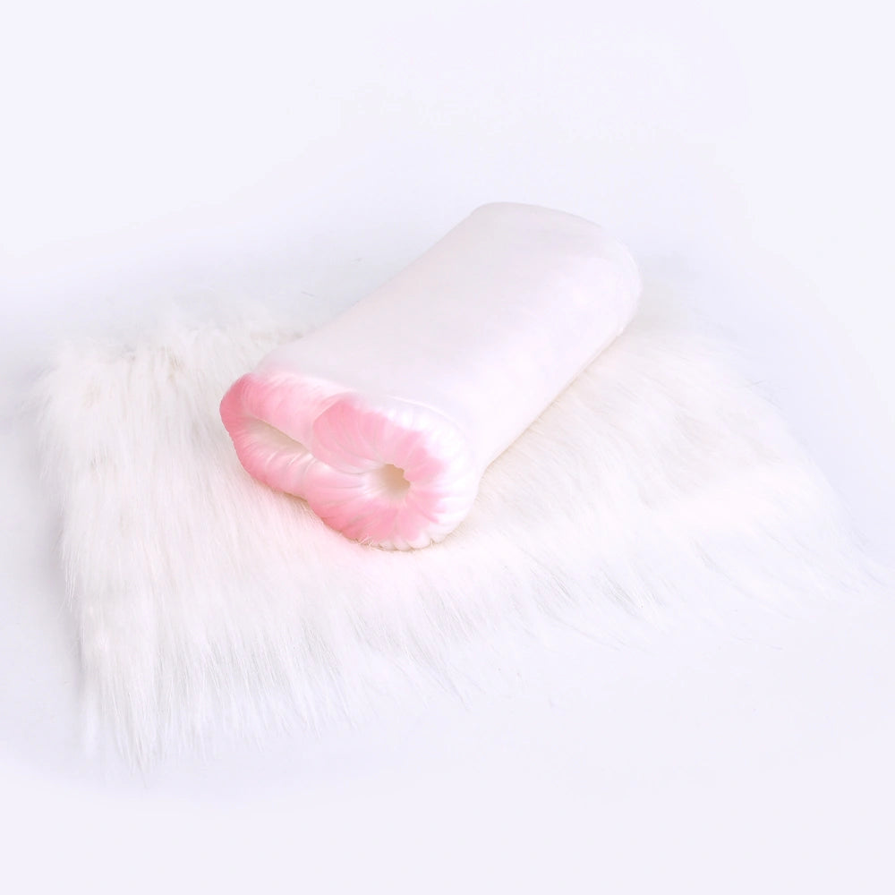 Furry Male Masturbator Nivplux White Wool Dual – main product shot