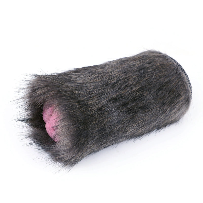 Furry Male Masturbator Noirplux Dark Brown Black – surface texture detail