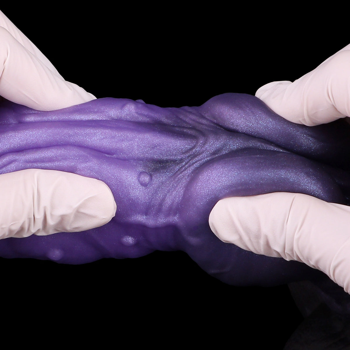 Knot Dildo Noxveer Dual Layer Double Knot 7.6cm – rear profile view