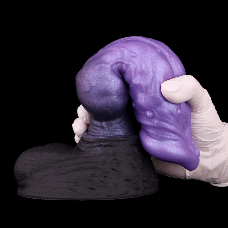Knot Dildo Noxveer Dual Layer Double Knot 7.6cm – lateral side view