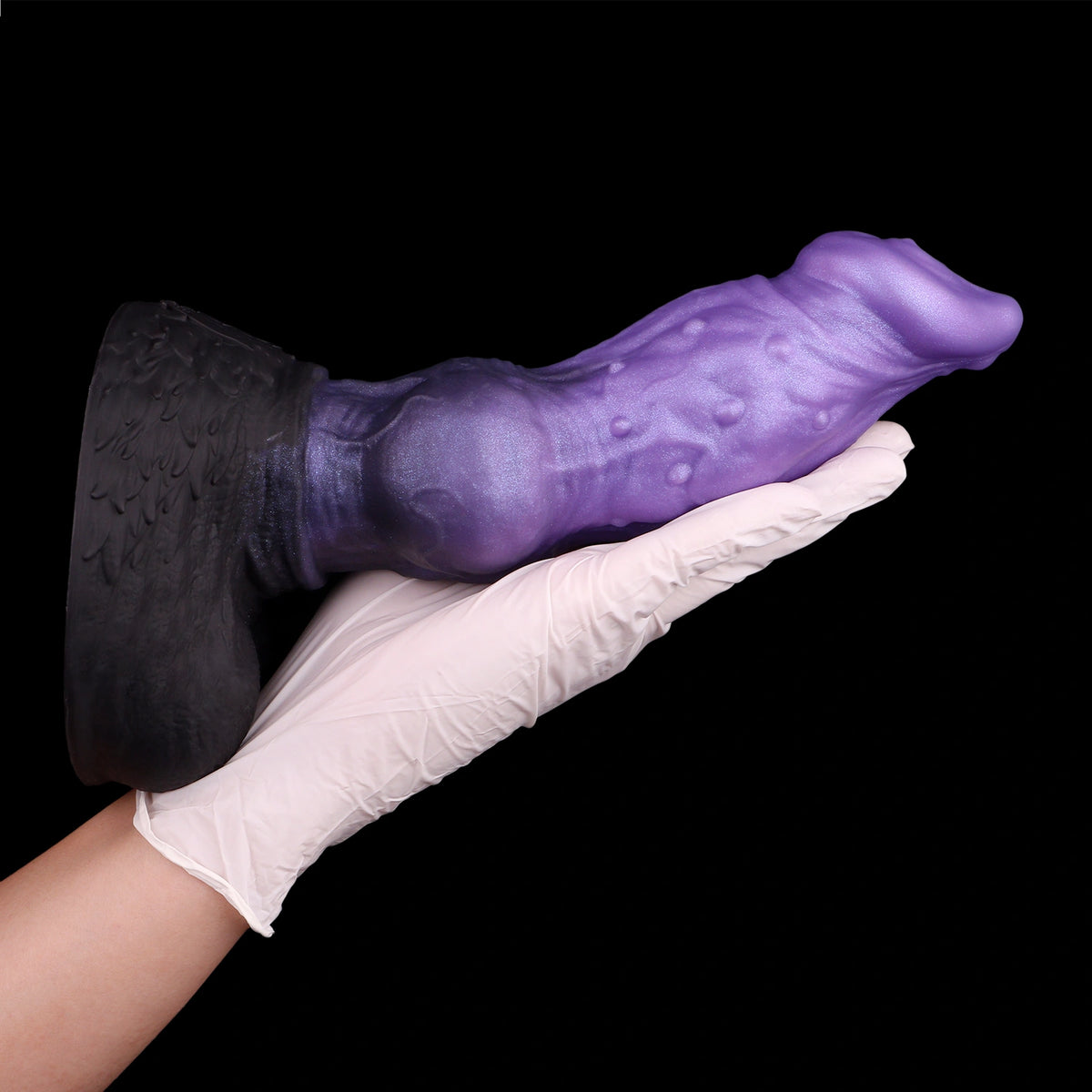 Knot Dildo Noxveer Dual Layer Double Knot 7.6cm – size scale reference