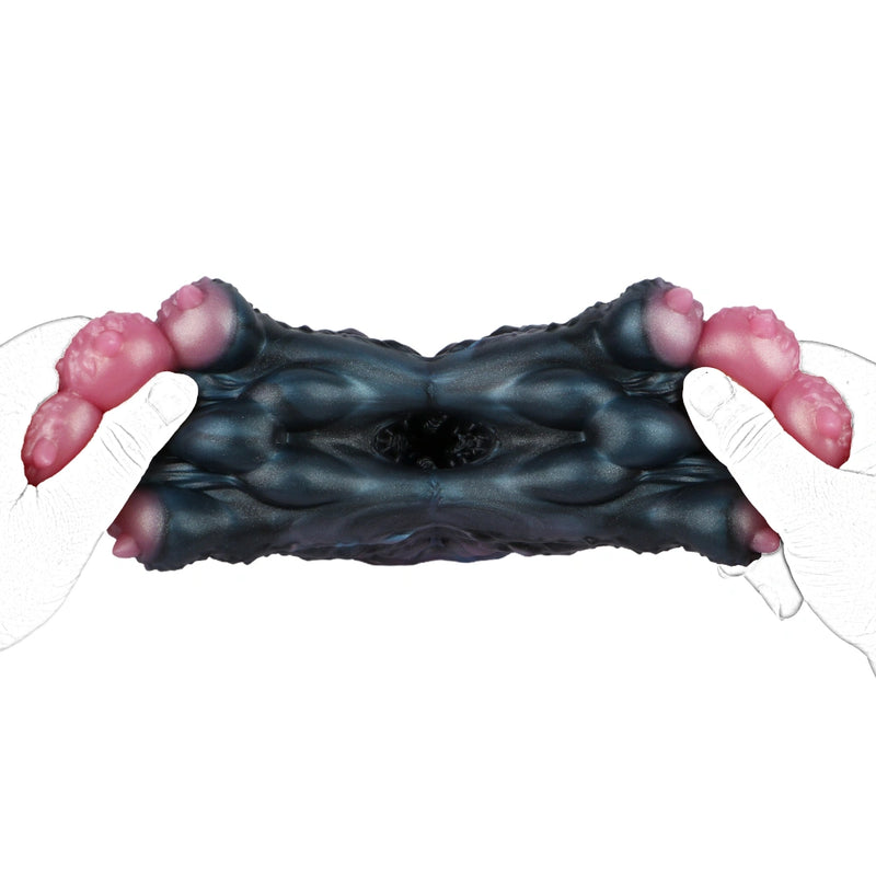 Canine Paw Masturbator Nyxvour Midnight Black – bottom view