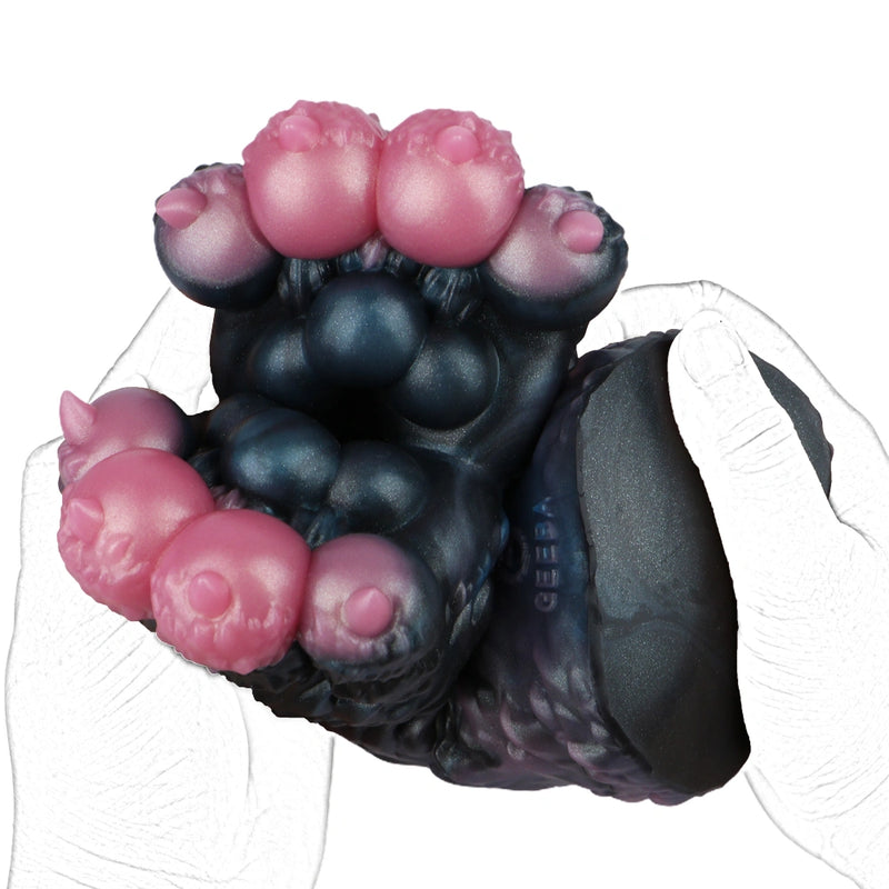 Canine Paw Masturbator Nyxvour Midnight Black – top view