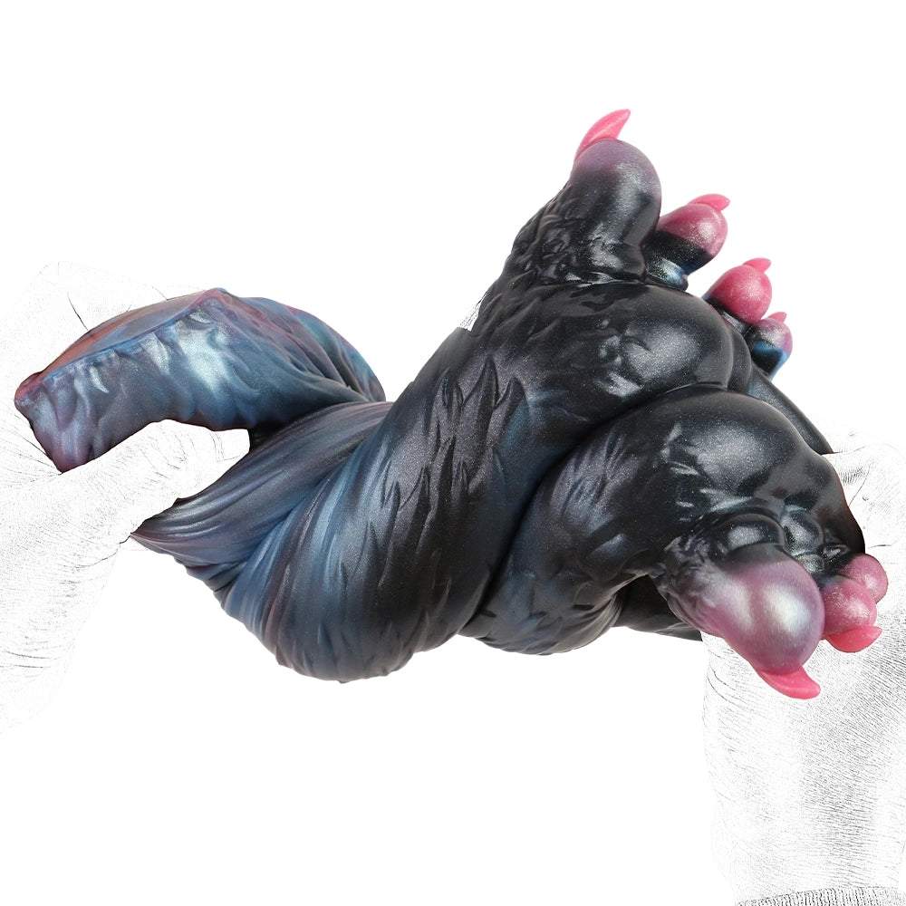 Monster Paw Masturbator Ombryx Onyx Black Blue – bottom base view