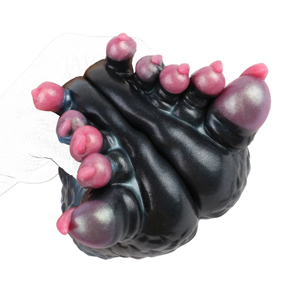 Monster Paw Masturbator Ombryx Onyx Black Blue – bottom view