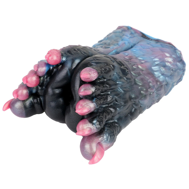 Monster Paw Masturbator Ombryx Onyx Black Blue – silicone texture close-up