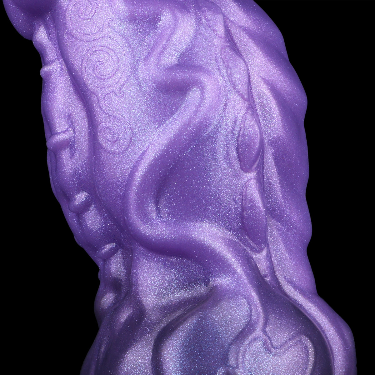 Knot Dildo Omnvoor Dual Layer Violet 8.5cm Record – packaging view