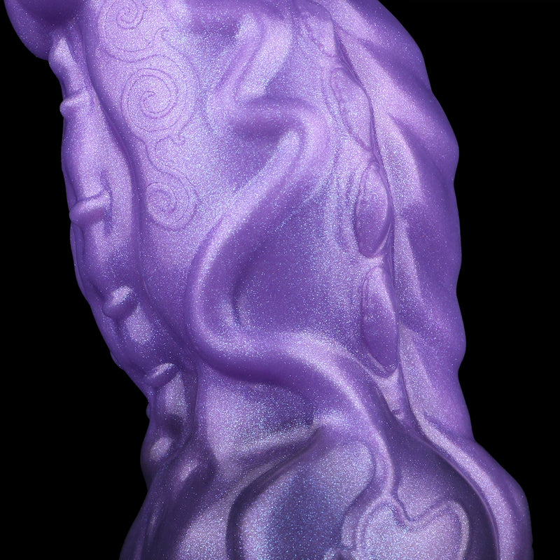 Knot Dildo Omnvoor Dual Layer Violet 8.5cm Record – packaging view