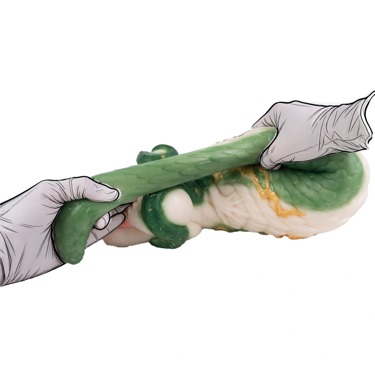 Melusa, Jade Coil Empress Serpent Mermaid Onahole