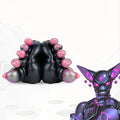 Monster Paw Masturbator Ombryx Onyx Black Blue Scale