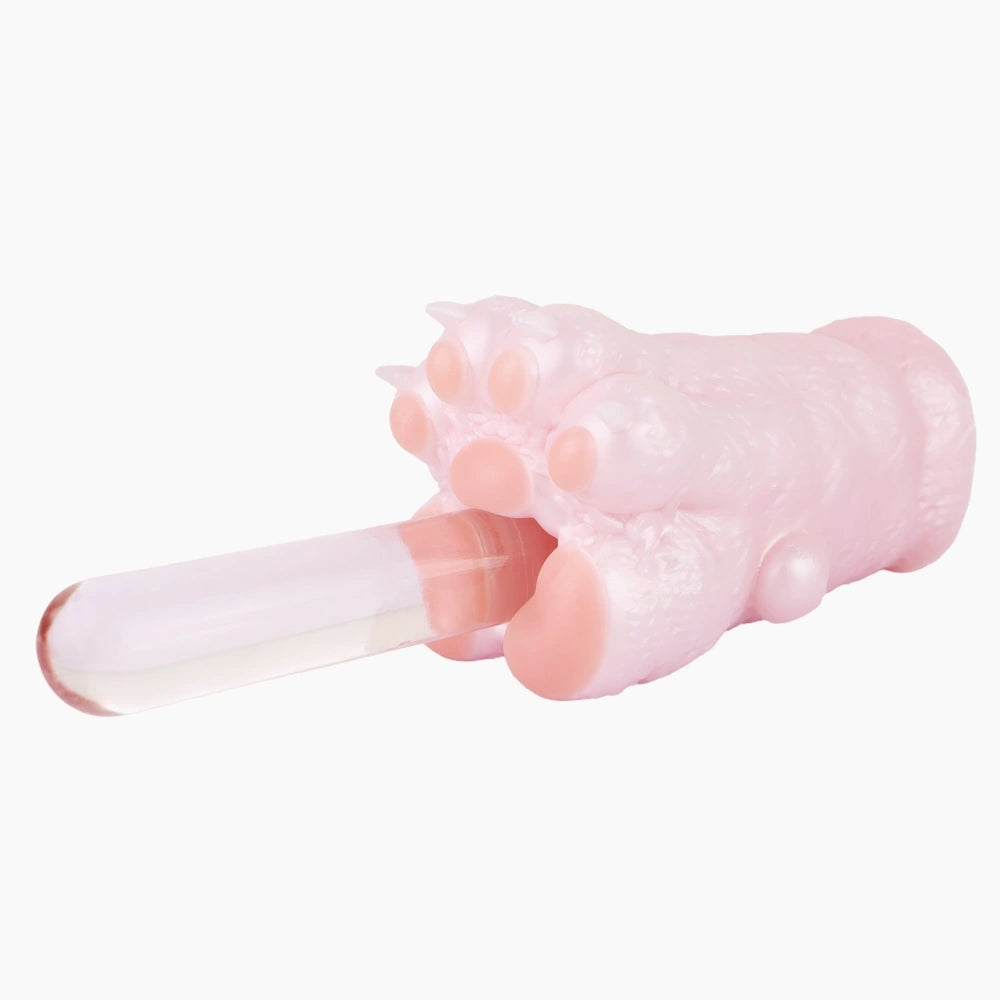 Cat Paw Masturbator Pellvex Pale Pink Flesh Nacre – rear view