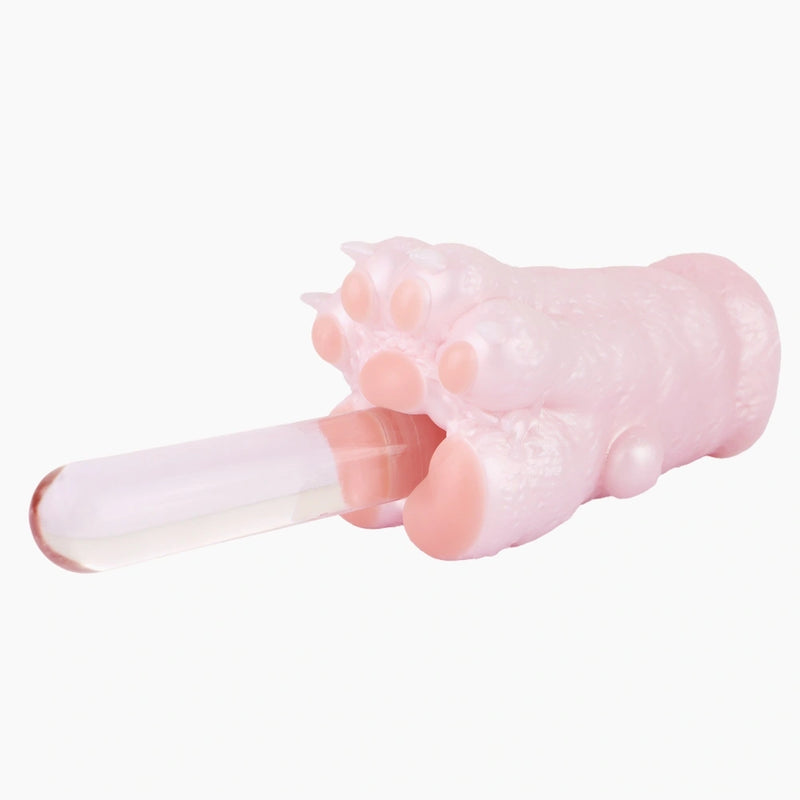 Cat Paw Masturbator Pellvex Pale Pink Flesh Nacre – rear view