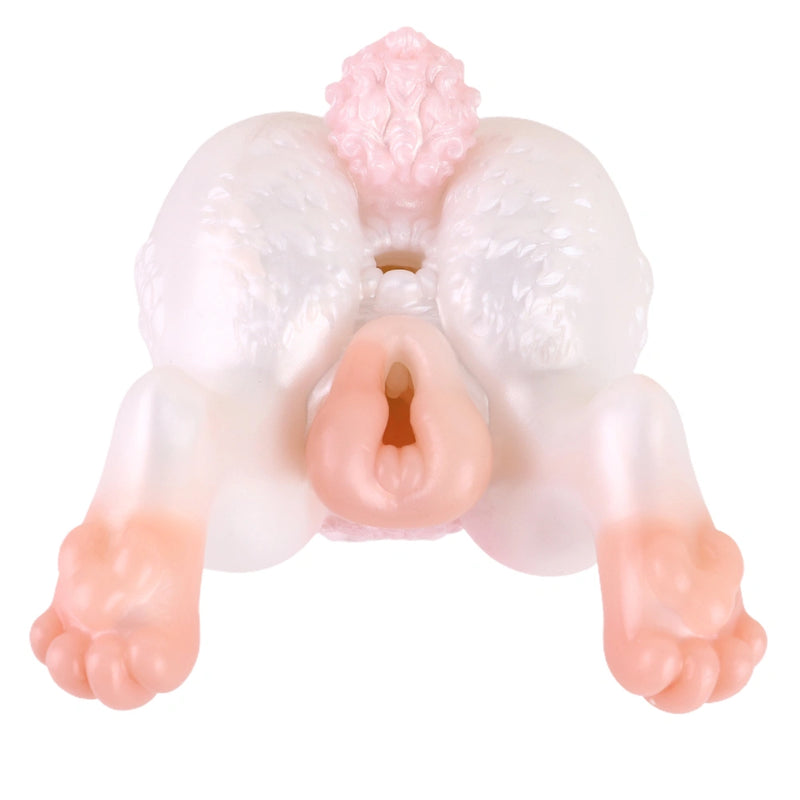 Blossom dual-channel butt masturbator – front view