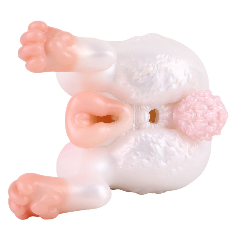 Blossom Pink Rabbit Dual-Channel Fantasy Buttocks Masturbator